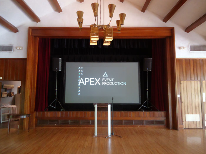 rent a rear view projection screen in columbus ohio
