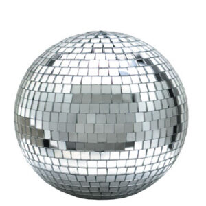 12″ Mirror Ball w/ Motor and Pin Spots
