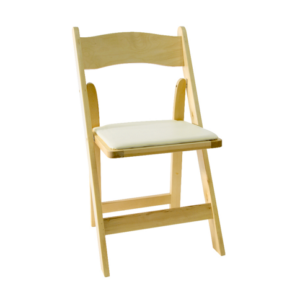 Natural Wood Folding Chair
