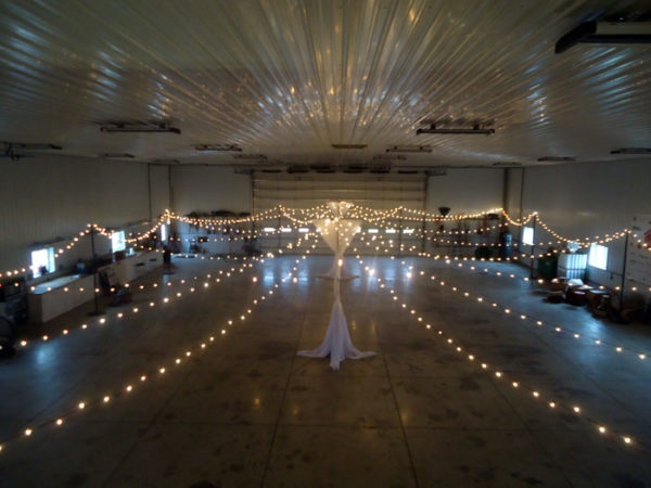 Wedding Bistro Lights and Edison Bulbs