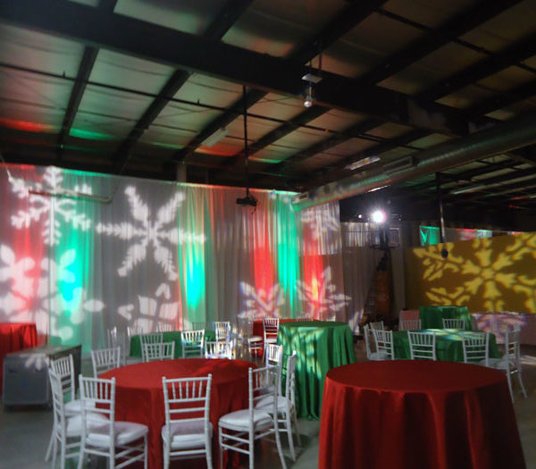 rent direct projection lights and up lighting in ohio at apex event production