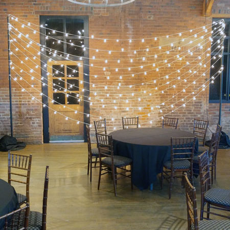 rent bistro lights in ohio at apex event production