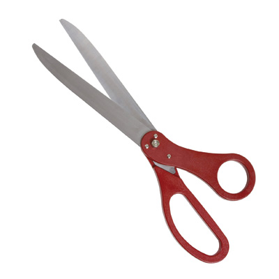 rent ribbon cutting scissors at apex event pro in central ohio