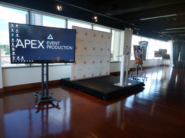 rent audio video in columbus ohio at apex event pro