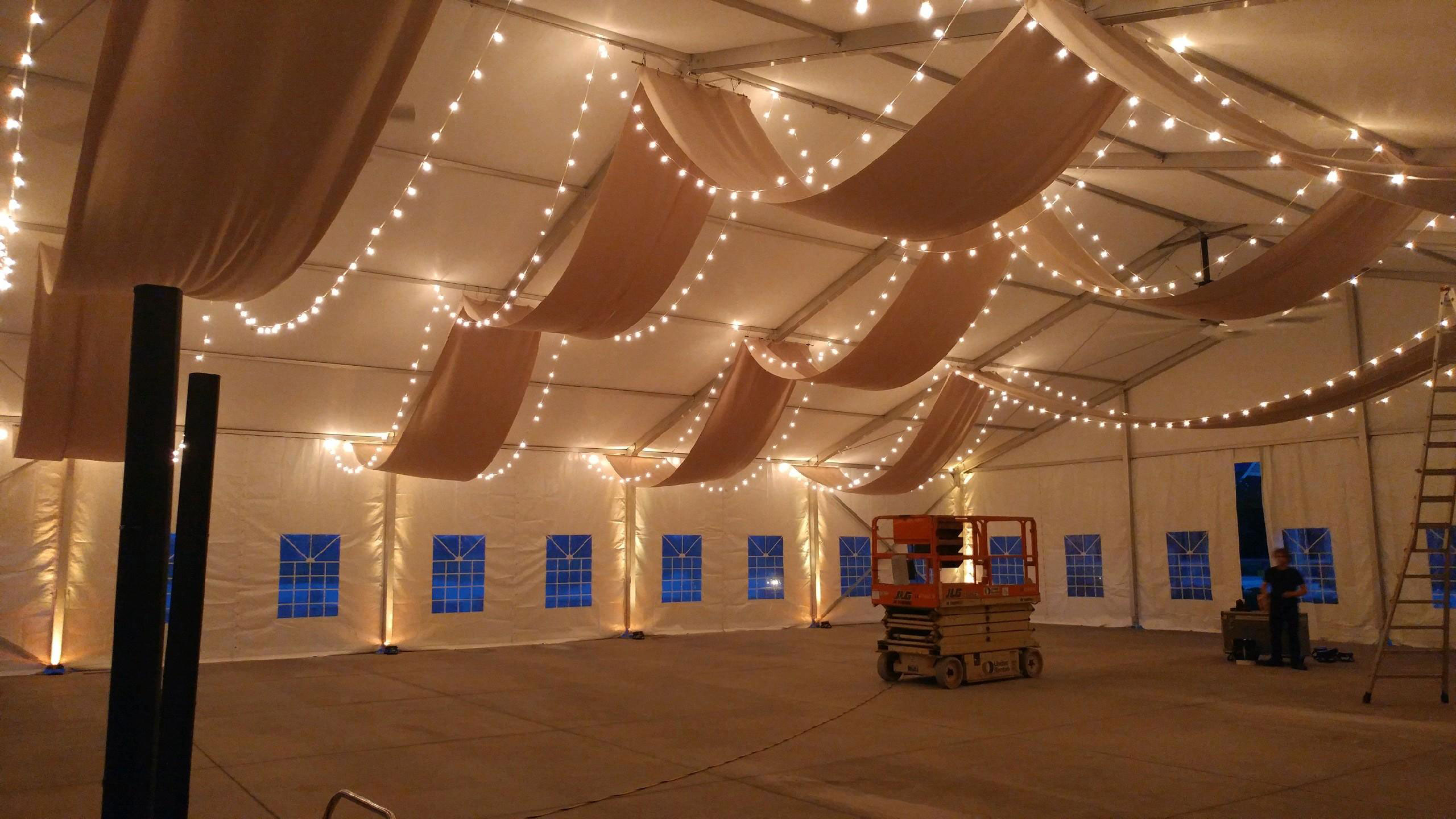 rent lights and decorations in ohio at apex event production