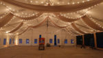ohio event tent draping and lighting