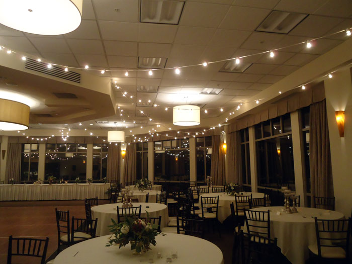 rent bistro lights and wedding decorations in ohio at apex event production